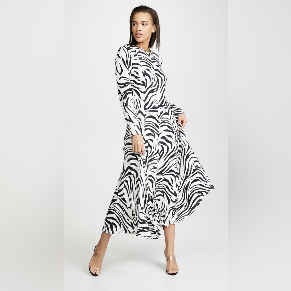 MSGM Animal Print Zebra Dress Size 42 US M